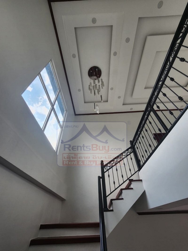 houseforrent08 6951-Luxury Living in Sisattanak: Newly Built, Fully Furnished Home Near Russian Embassy & WFP
