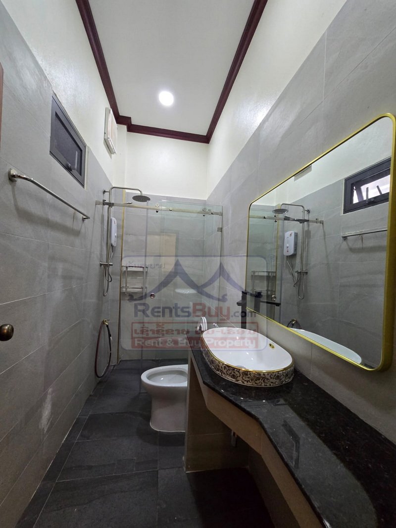 houseforrent15 6952-Spacious 4-Bedroom, 5-Bathroom Renovated Villa for Rent with Big Garden | 4 Min to National Convention Center, Vientiane
