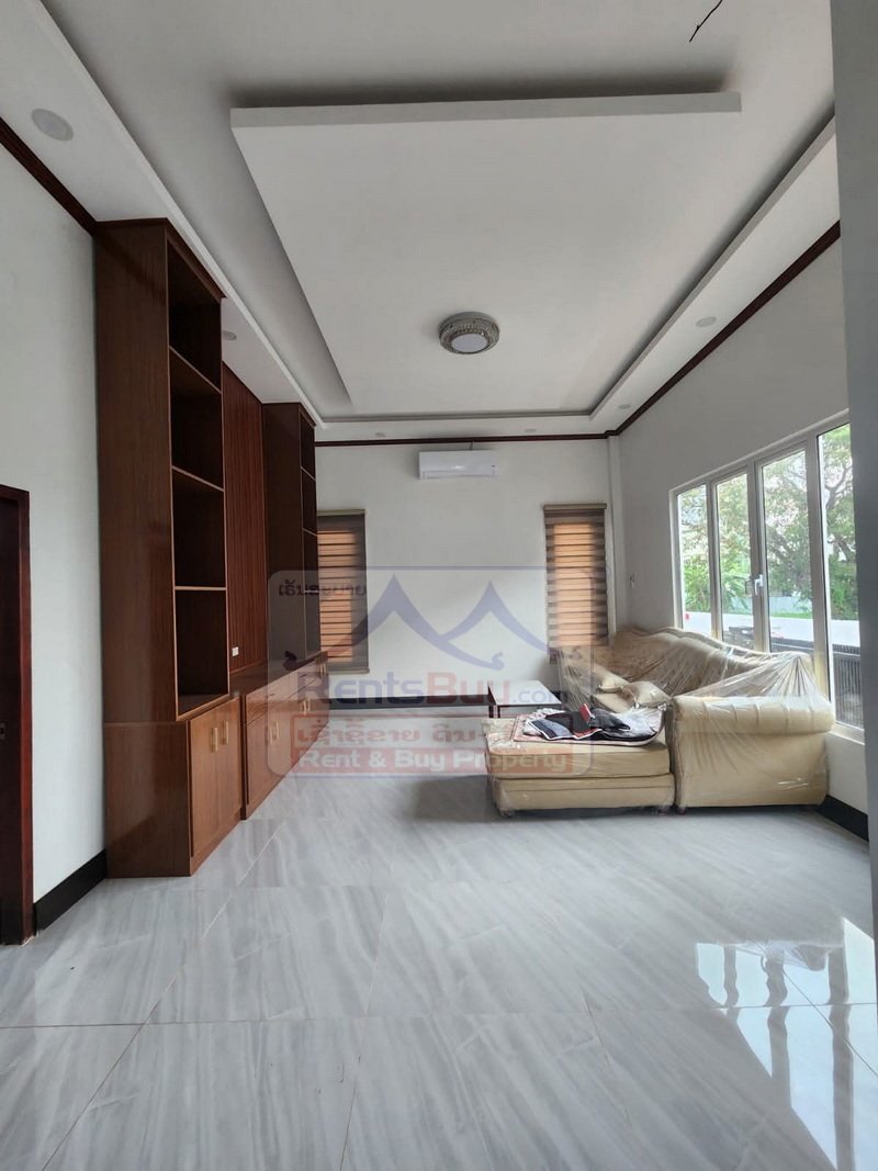 houseforrent19 6951-Luxury Living in Sisattanak: Newly Built, Fully Furnished Home Near Russian Embassy & WFP