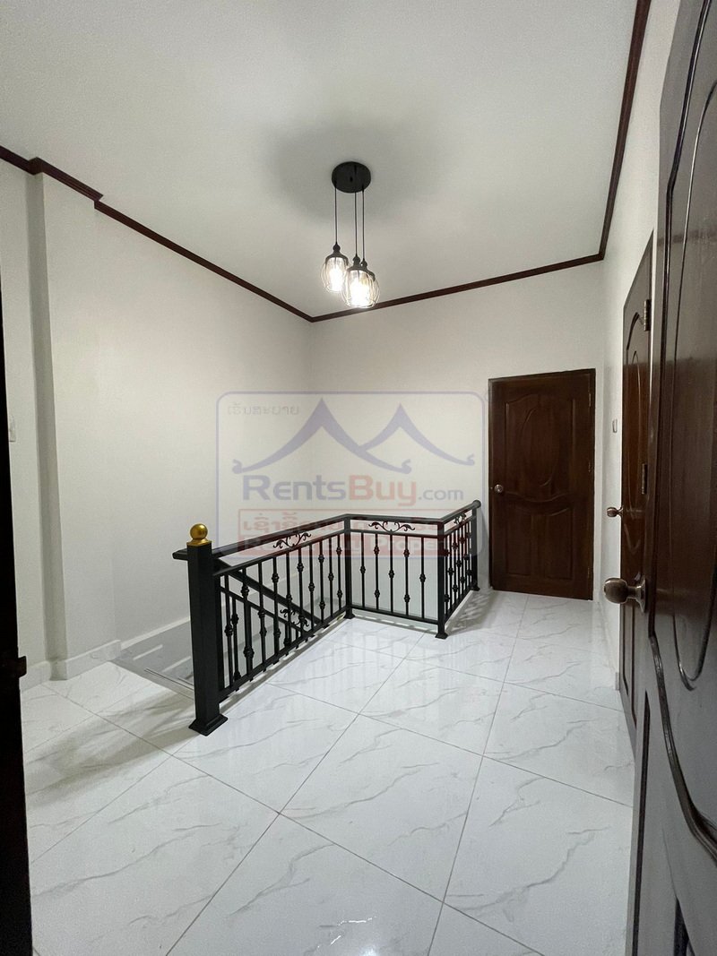 6964-Brand New 2-Bedroom Shophouse for Sale Near Phonthan & ITECC Mall, Vientiane – Prime Mixed-Use Investment Opportunity