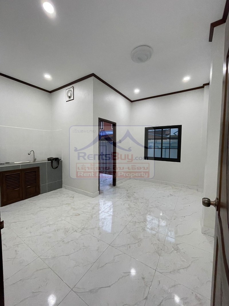 6964-Brand New 2-Bedroom Shophouse for Sale Near Phonthan & ITECC Mall, Vientiane – Prime Mixed-Use Investment Opportunity