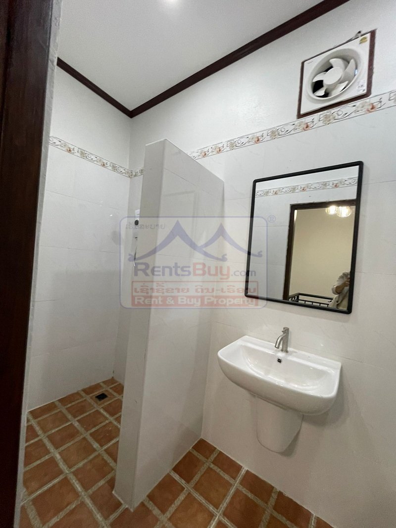6964-Brand New 2-Bedroom Shophouse for Sale Near Phonthan & ITECC Mall, Vientiane – Prime Mixed-Use Investment Opportunity