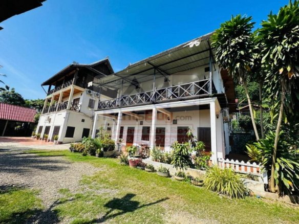6999-Riverside Business for Lease: 24 Ready-to-Operate Rooms + Expansion Potential in Central Luang Prabang