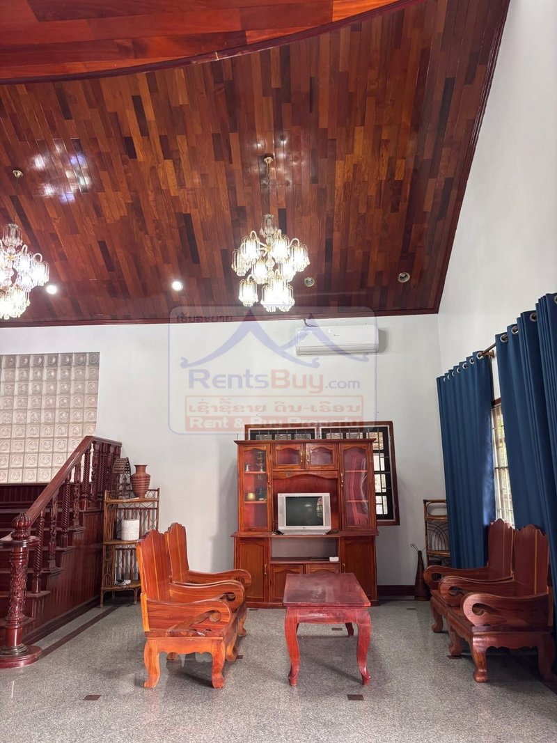 houseforrent04 6994-Spacious 4-Bedroom House for Rent in Sisattanak District, Vientiane – Near Embassies & International Schools
