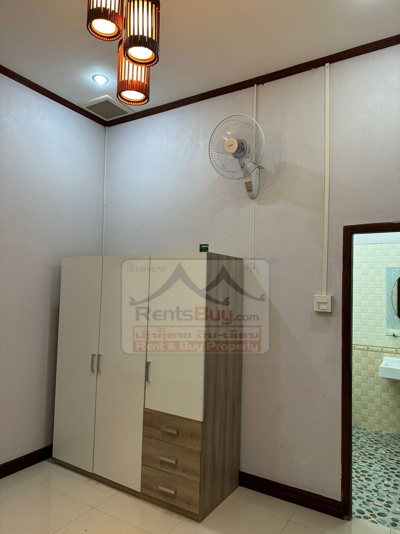 houseforrent04 6810-Stylish Two-Storey Villa: 3BR/3BA Heart of Vientiane Living Near Patuxay & Parkson