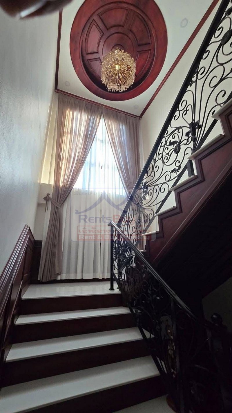 houseforrent05 6968-Elegant 2-Storey Family Villa (4BR/5BA) with Large Parking Yard – Near That Luang, Vientiane
