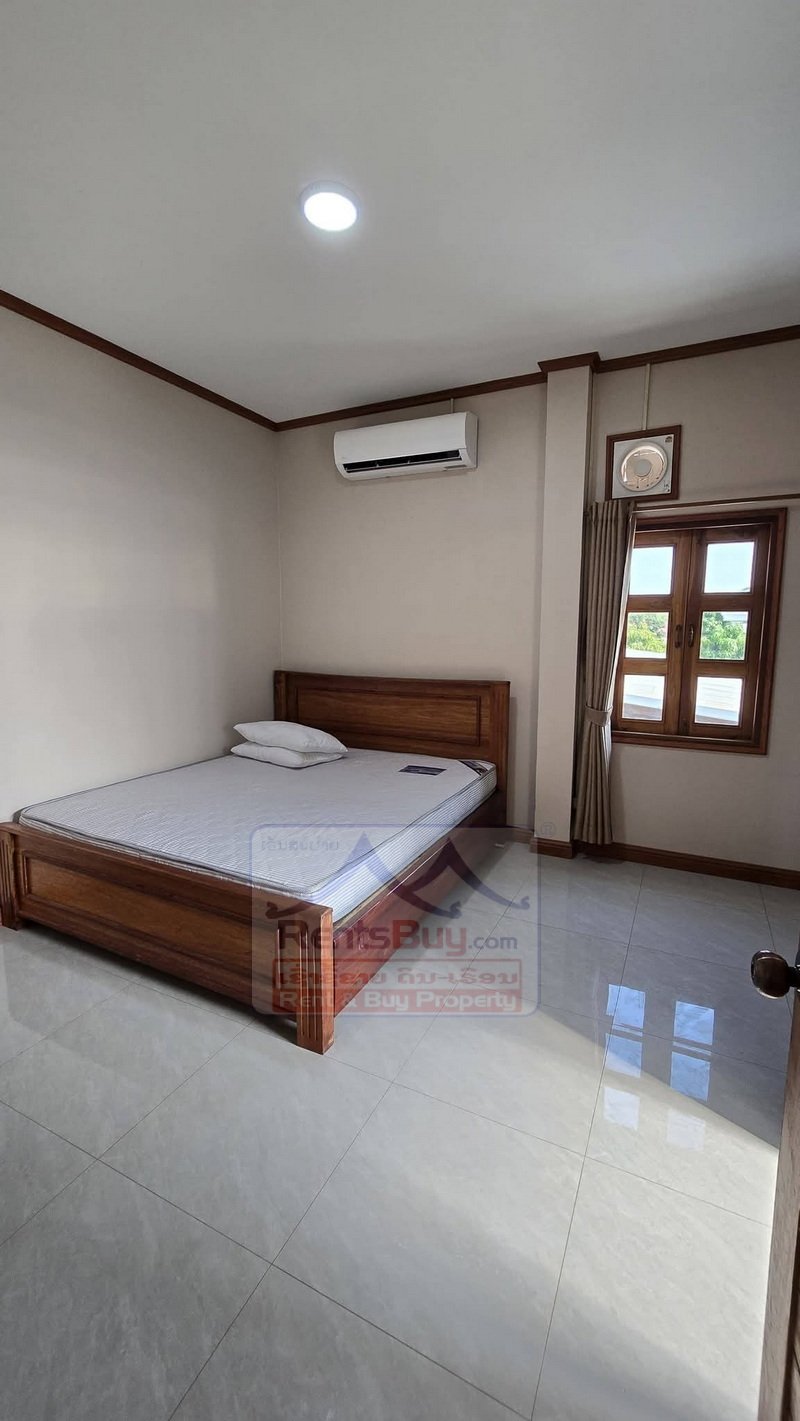 6972-Brand New Fully Furnished 3-Bedroom House for Rent Near That Luang Lake & Muang Noy Market, Vientiane – Modern Family Home
