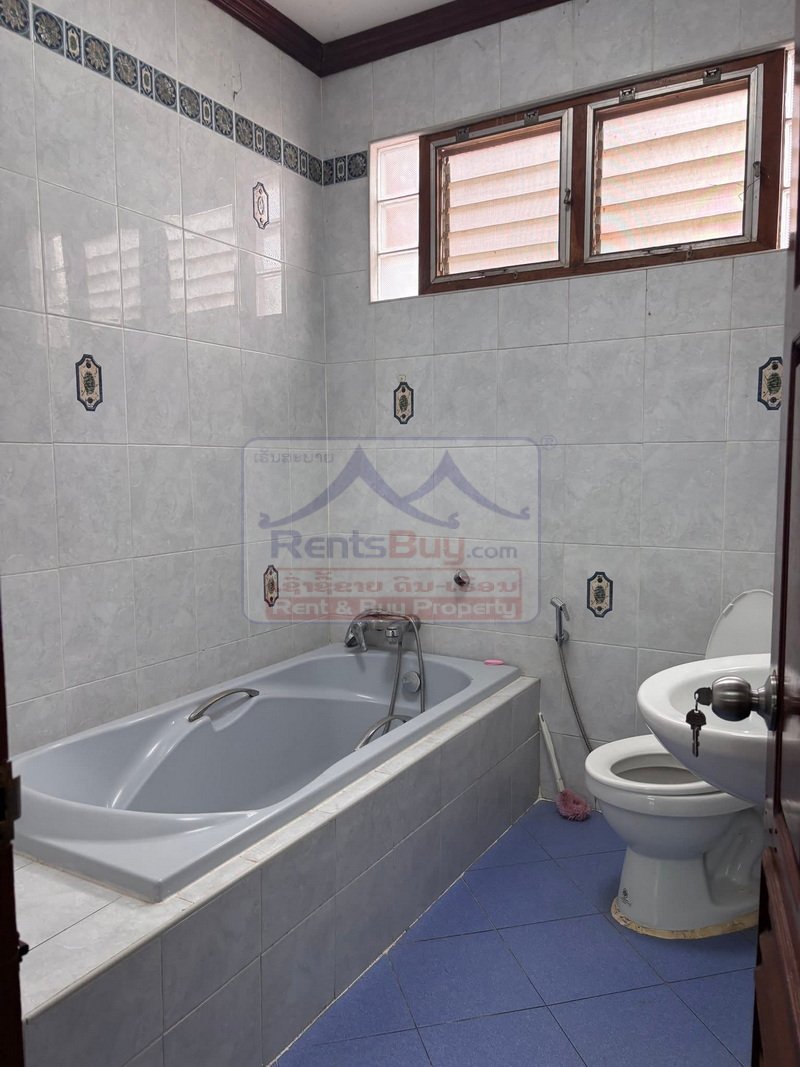 houseforrent12 6994-Spacious 4-Bedroom House for Rent in Sisattanak District, Vientiane – Near Embassies & International Schools