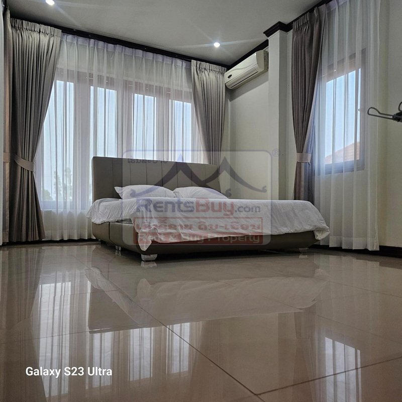 6989-Luxury Two-Story Riverside Villa with Mekong Views – For Sale or Rent in Vientiane