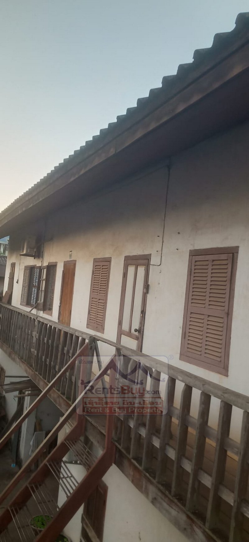 houseforsale11 6962-Prime City-Center Corner Land with Two Houses for Sale – Strong Redevelopment Potential Near Patuxay Monument