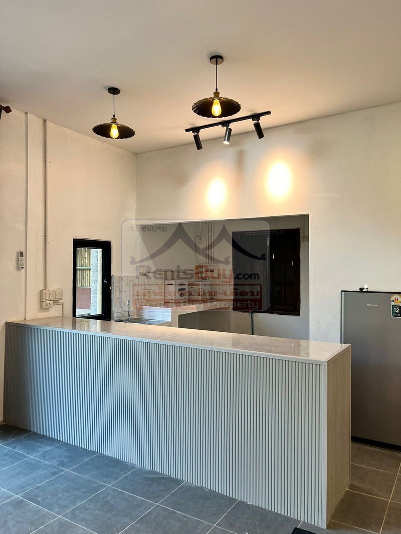 7033-1-Bedroom Fully Furnished Modern House for Rent Near Suanmon Market & International Schools, Vientiane