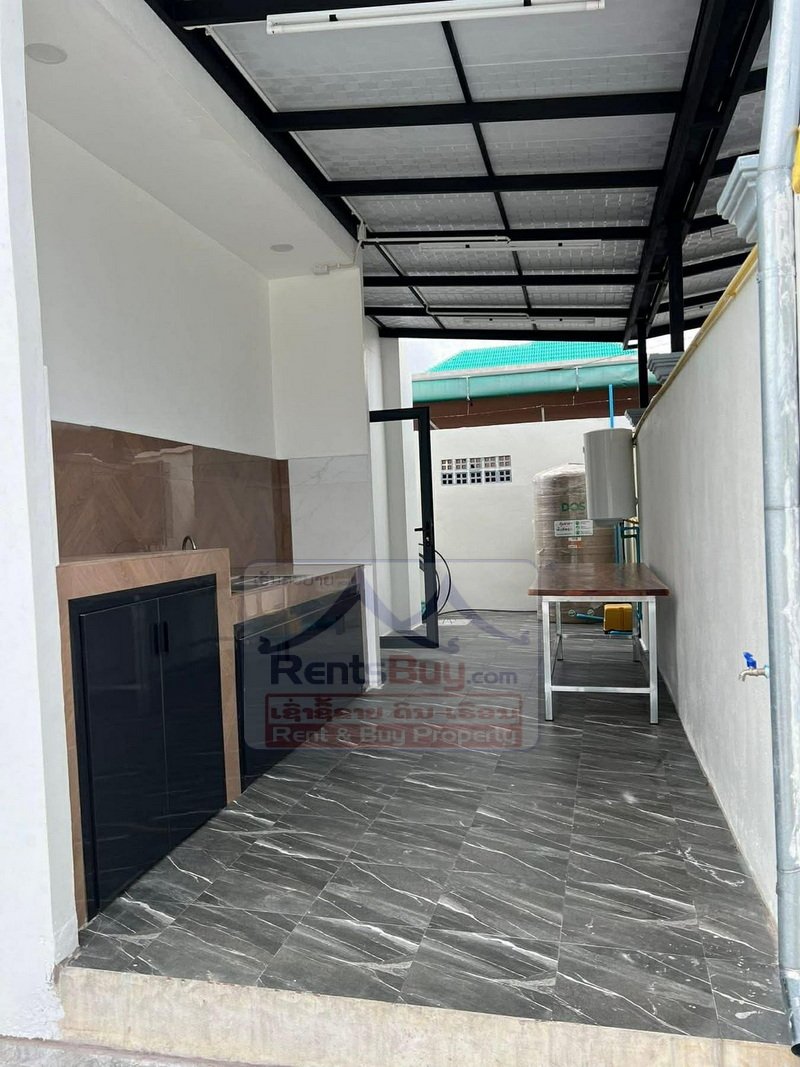 7023-Modern 4-Bedroom Fully Furnished Villa for Rent Near Chinese Embassy – Vientiane