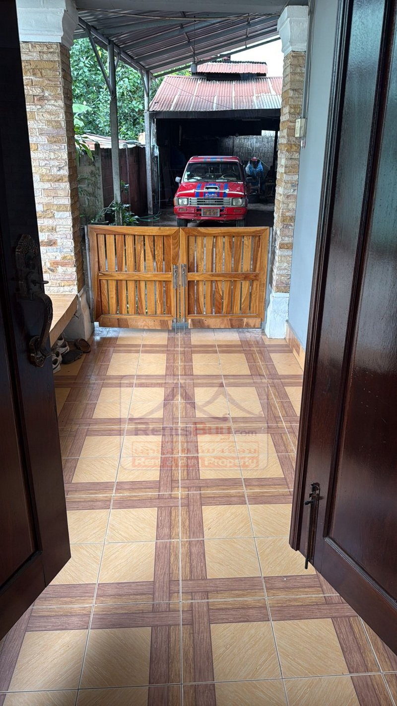 houseforrent08 7013-Comfortable 3BR Family Villa for Rent – Fully Furnished, Near That Luang & City Center