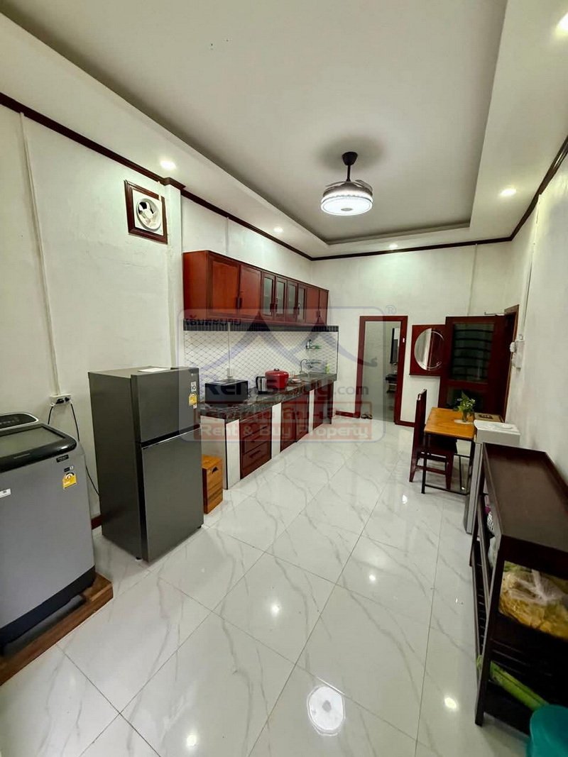 houseforrent08 7003-Spacious 4BR/5BA Modern Family House for Rent in Sisattanak – Fully Furnished with Parking & Garden