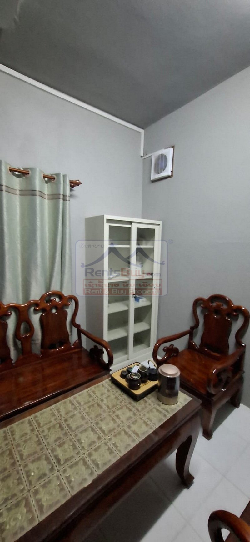 houseforrent12 7032-Modern 5-Bedroom Dual House Compound for Rent Near Sang Jiang Market & Wattay Airport