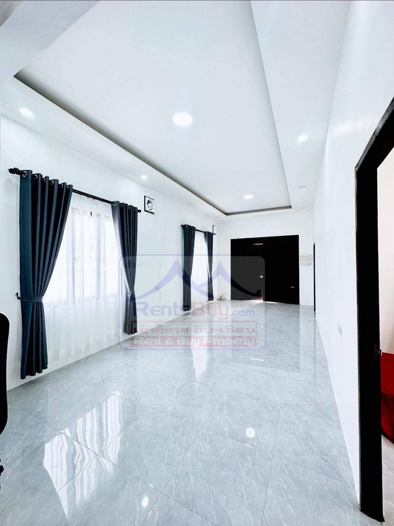 houseforrent05 7055-Newly Built 3-Bedroom House for Rent Near Khamsavath Railway Station | Spacious Yard | Saysettha District, Vientiane Capital