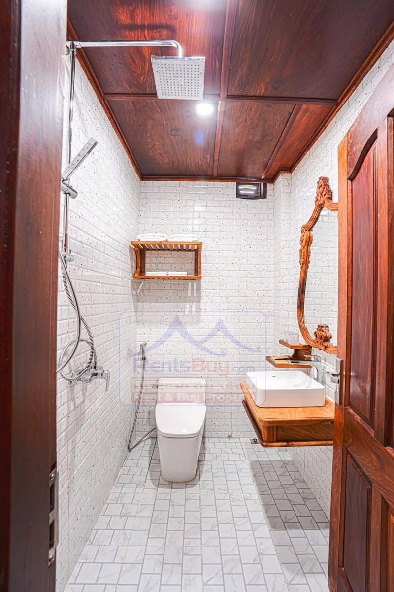 apartmentforrent06 7110-Premium Wooden-Style Serviced Apartments for Rent Near Patuxay, Vientiane Capital | Fully Furnished Apartments for Expats