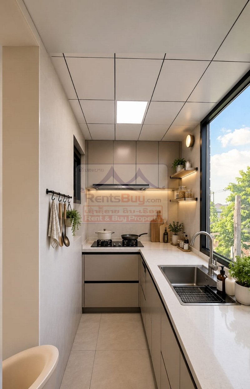 7095-Affordable Fully Furnished 1-Bedroom Condo for Sale in Nong Boua Thong, Sikhottabong, Vientiane Capital – 30 Sq.M Unit at Nong Boua Thong Condominium for USD 35,000