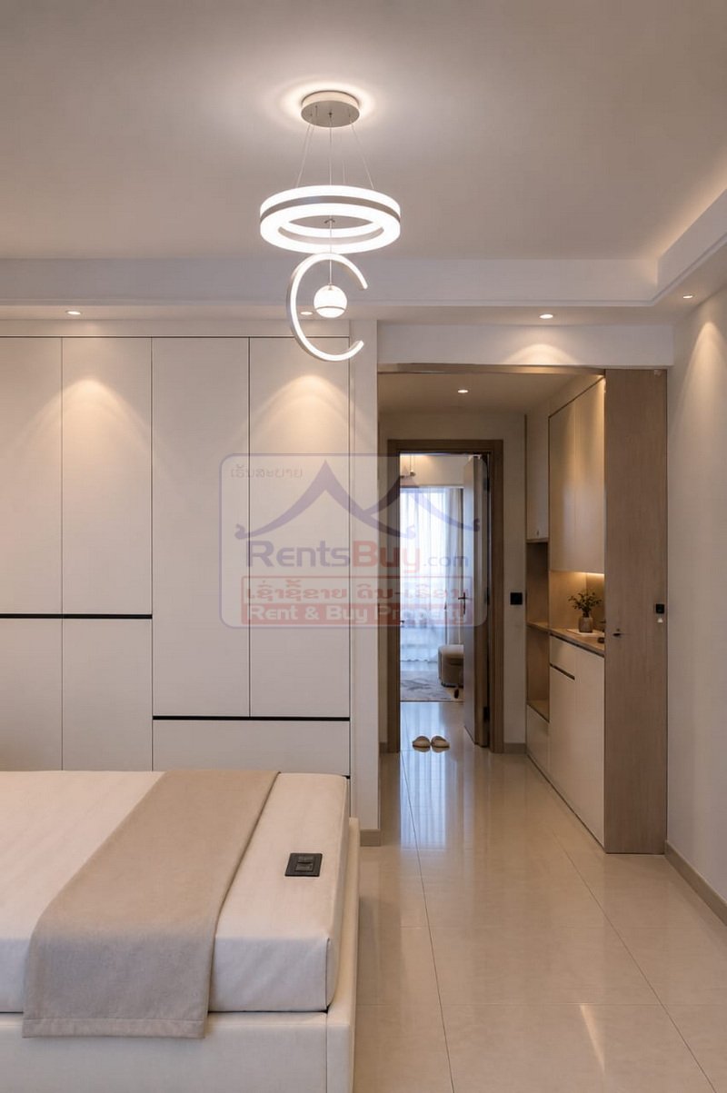 7095-Affordable Fully Furnished 1-Bedroom Condo for Sale in Nong Boua Thong, Sikhottabong, Vientiane Capital – 30 Sq.M Unit at Nong Boua Thong Condominium for USD 35,000
