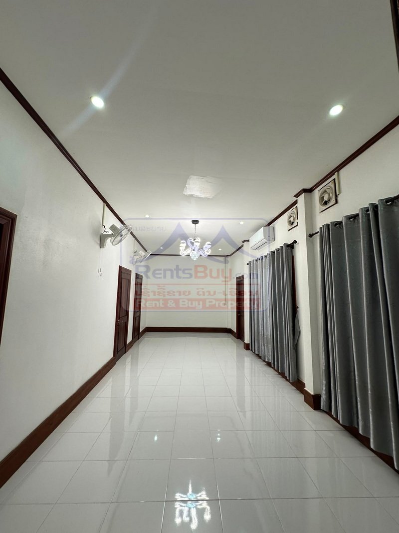 houseforrent01 7111-Brand-New 3-Bedroom Fully Furnished Villa for Rent Near That Luang Lake, Vientiane