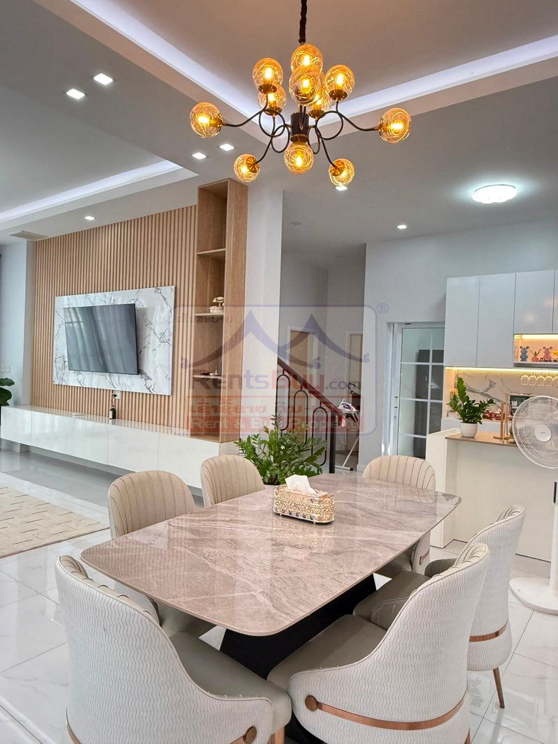7092-Modern Luxury Fully Furnished House for Sale in Sala Kham, Hadxaifong, Vientiane Capital – 4 Bedrooms on 439 sq.m Land
