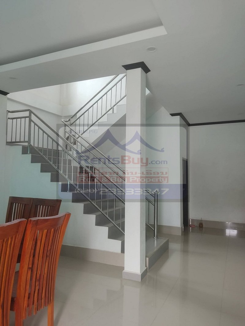 7124-Fully Furnished 5-Bedroom House for Rent Near That Luang Stupa & Patuxai, Vientiane Capital