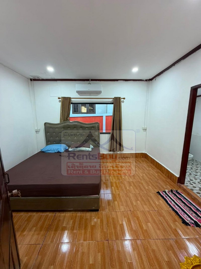 houseforrent02 7082-Fully Furnished 3-Bedroom Villa for Rent Near Khamsavath Railway Station, Vientiane Capital
