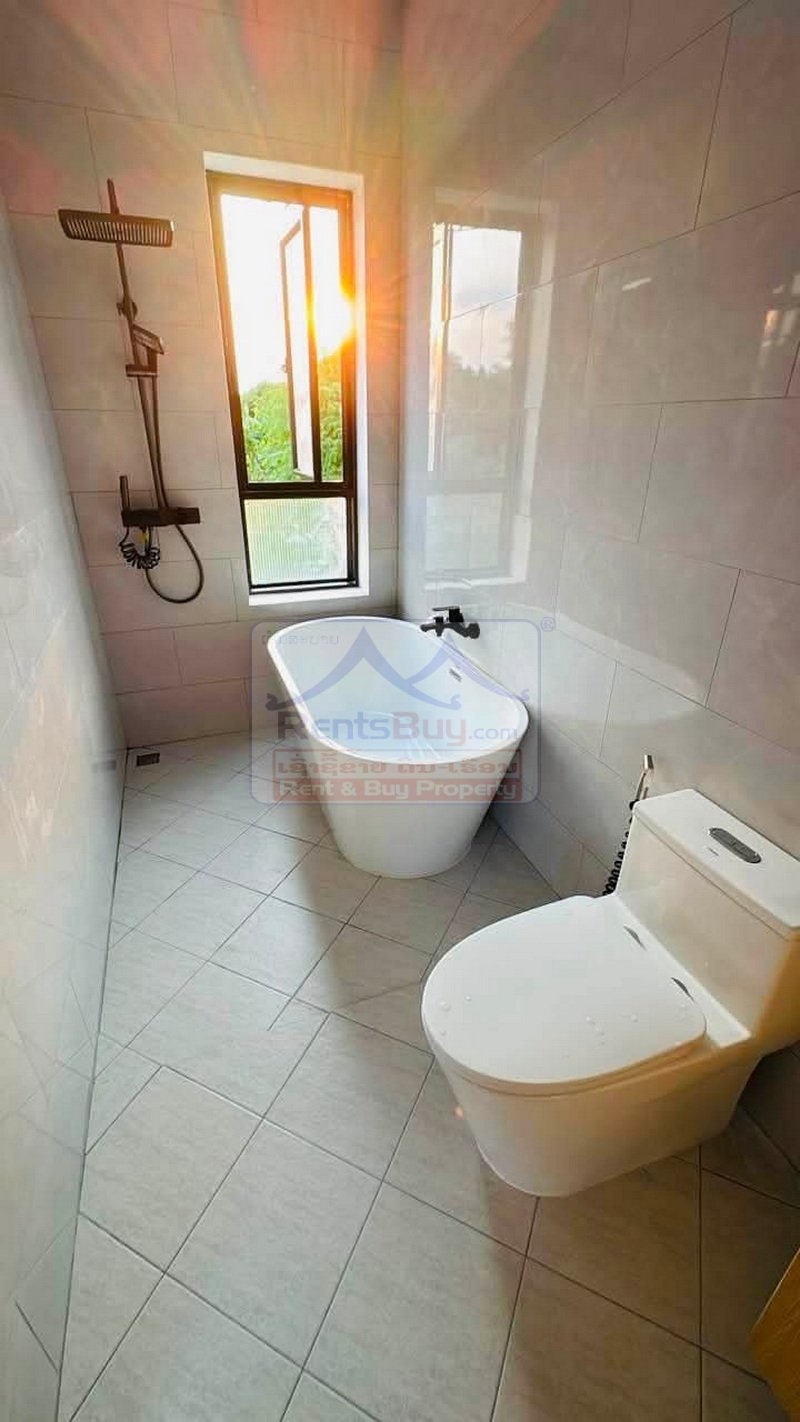 houseforrent03 7101-Brand-New Minimal Villa for Rent in Hatxayfong District, Vientiane Capital – 3 Bedrooms, 4 Bathrooms, Fully Furnished House with Multi-Purpose Room
