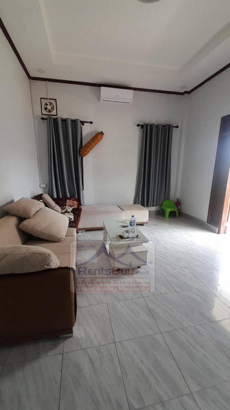 7065-Spacious 3-Bedroom House for Rent Near National University and Nong Beuk–Nongphaya Road, Vientiane Capital