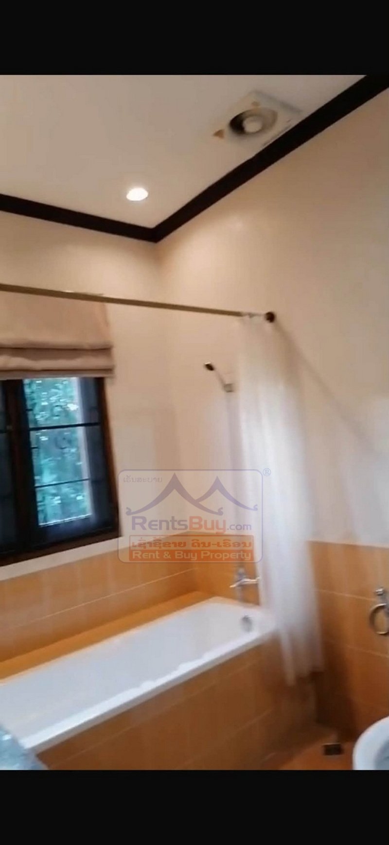 7109-Beautiful Lao Contemporary House for Rent with 1,200 sqm Land, Fully Furnished in Prime Vientiane Location