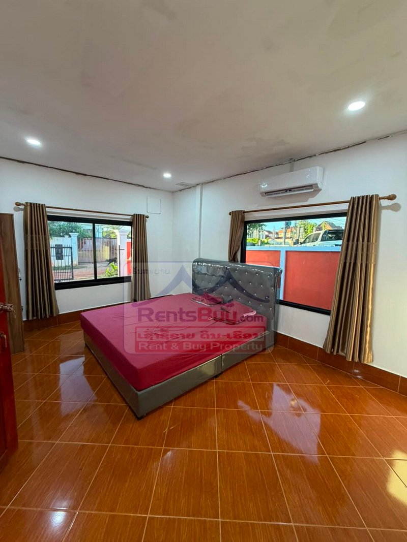 houseforrent06 7082-Fully Furnished 3-Bedroom Villa for Rent Near Khamsavath Railway Station, Vientiane Capital