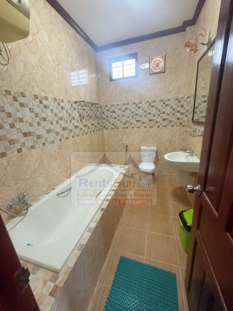 7098-Exceptional 8-Bedroom Two-Storey Villa for Rent Near ITECC Shopping Mall, Sisattanak District, Vientiane Capital
