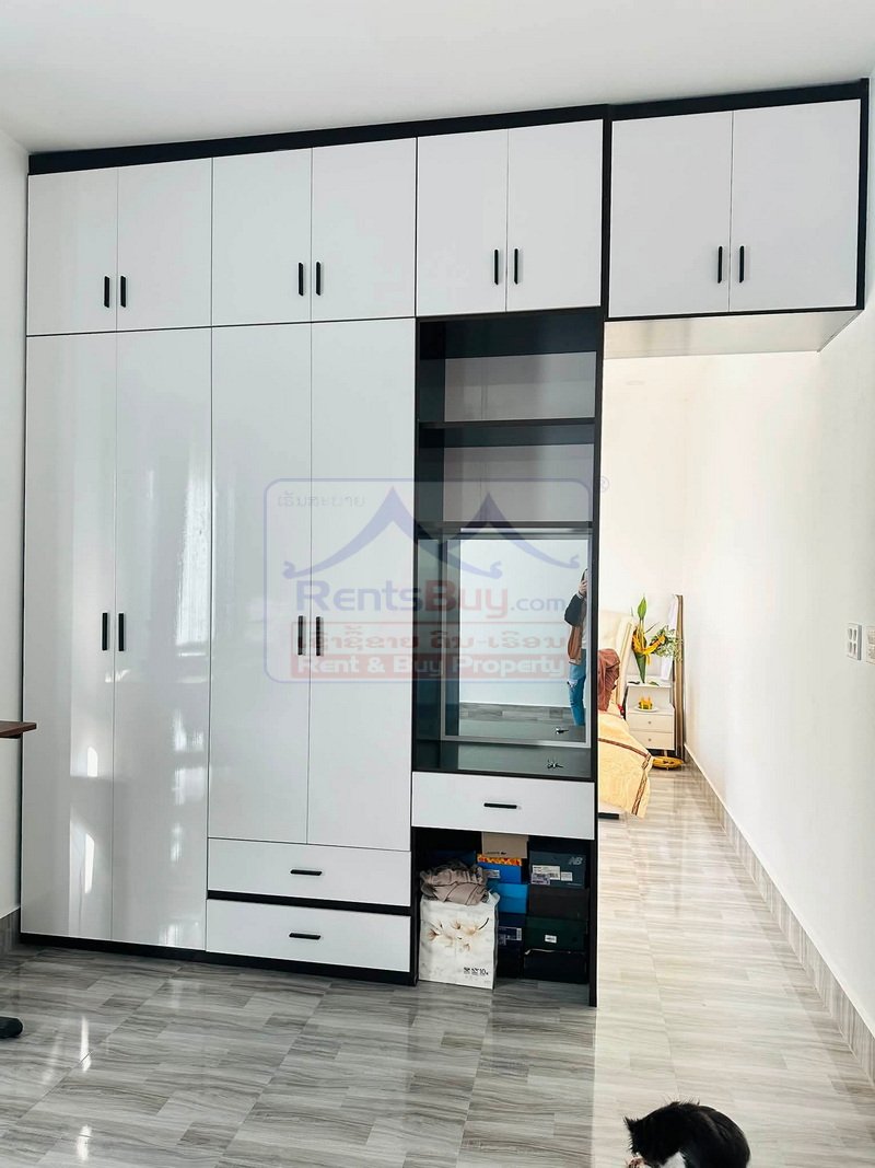houseforrent08 7100-New Modern 2-Storey House for Rent in Sikhottabong, Vientiane Capital – Near Wattay Airport and Xang Jieng Market