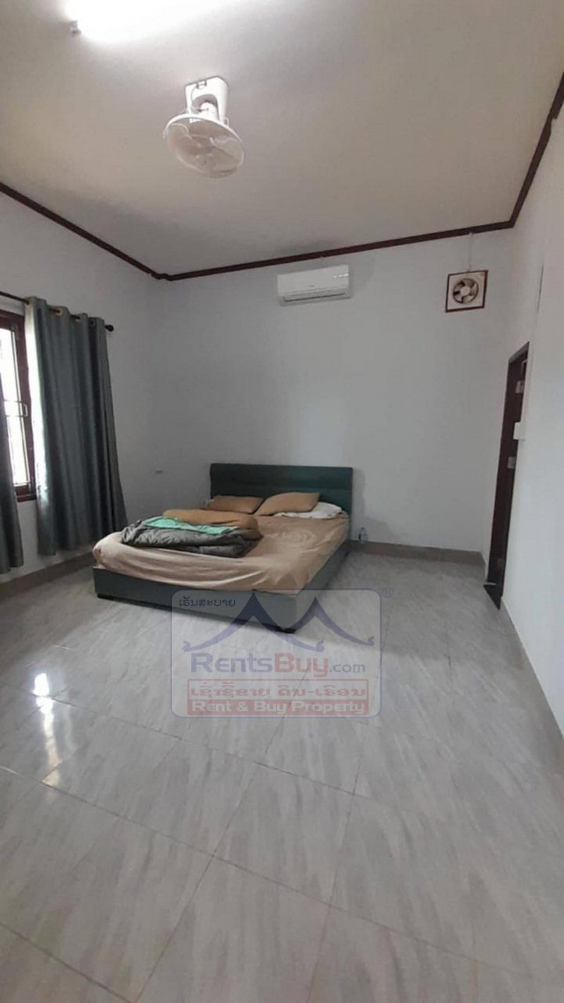 7065-Spacious 3-Bedroom House for Rent Near National University and Nong Beuk–Nongphaya Road, Vientiane Capital