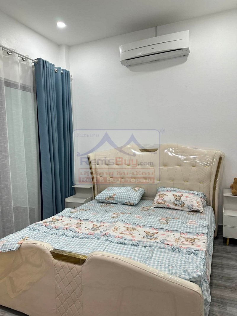 houseforrent10 7100-New Modern 2-Storey House for Rent in Sikhottabong, Vientiane Capital – Near Wattay Airport and Xang Jieng Market
