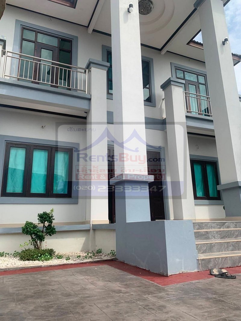 7124-Fully Furnished 5-Bedroom House for Rent Near That Luang Stupa & Patuxai, Vientiane Capital