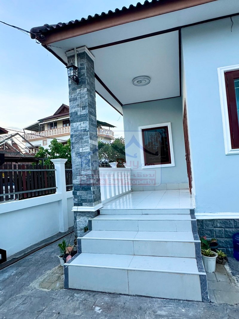 houseforrent12 7111-Brand-New 3-Bedroom Fully Furnished Villa for Rent Near That Luang Lake, Vientiane