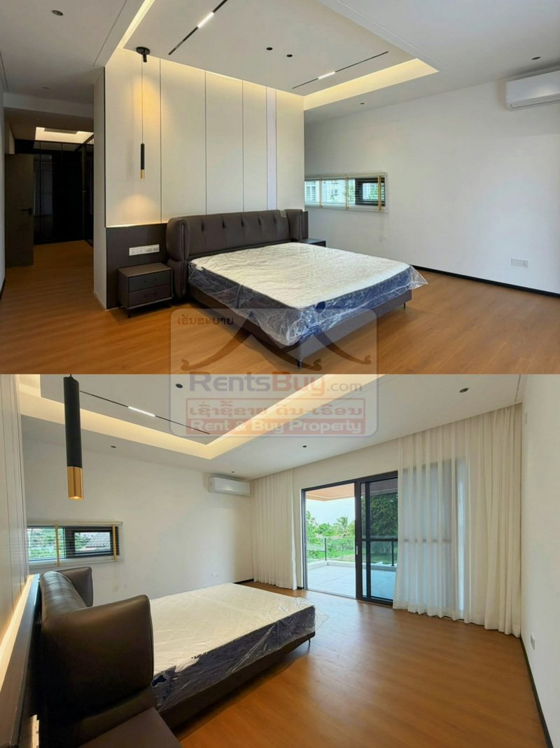 7119-Brand-New Modern Luxury Villas with Private Swimming Pools for Sale Near Lake View Golf Course, Xaysettha, Vientiane Capital