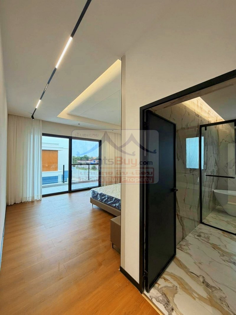 7119-Brand-New Modern Luxury Villas with Private Swimming Pools for Sale Near Lake View Golf Course, Xaysettha, Vientiane Capital