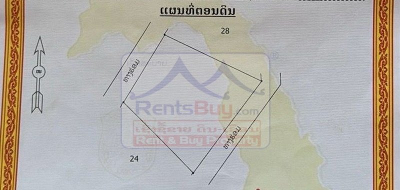 landforsale03 7087-702 SQM Vacant Land for Sale in Chomphet District, Luang Prabang Province – An Excellent Opportunity for Residential or Investment Development