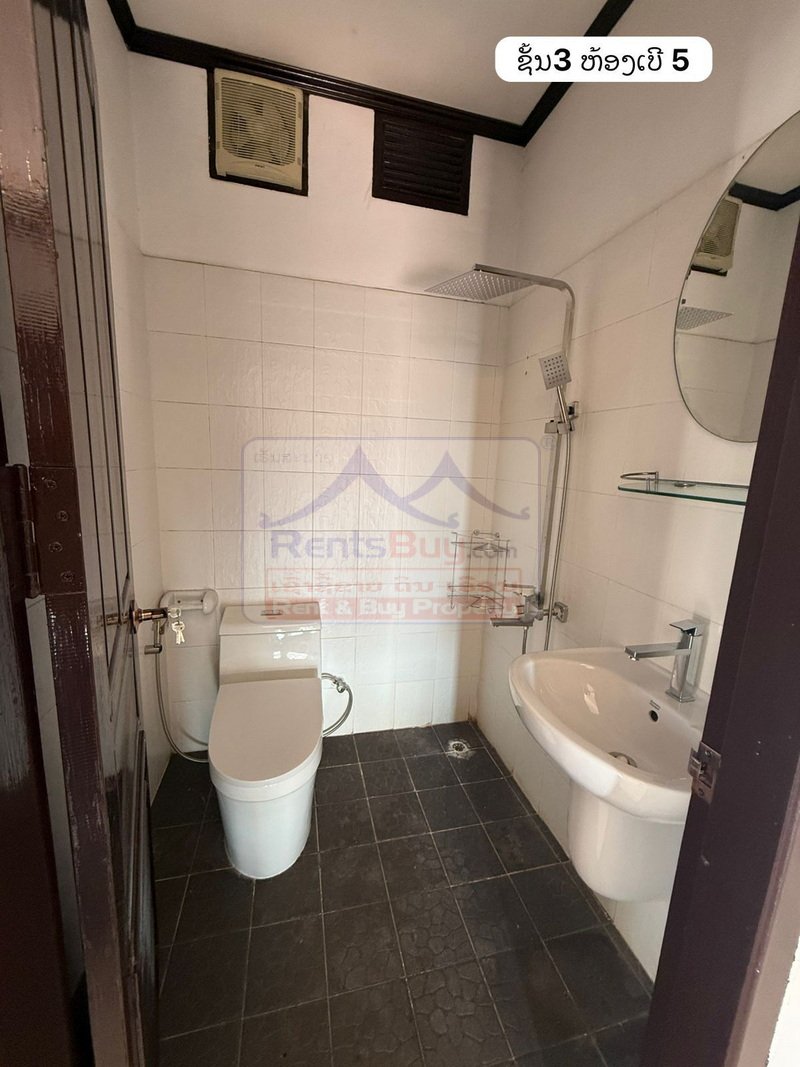 townhouse02 7080-Spacious Commercial Compound for Rent Near Lao National Circus, Chanthabouly District, Vientiane Capital