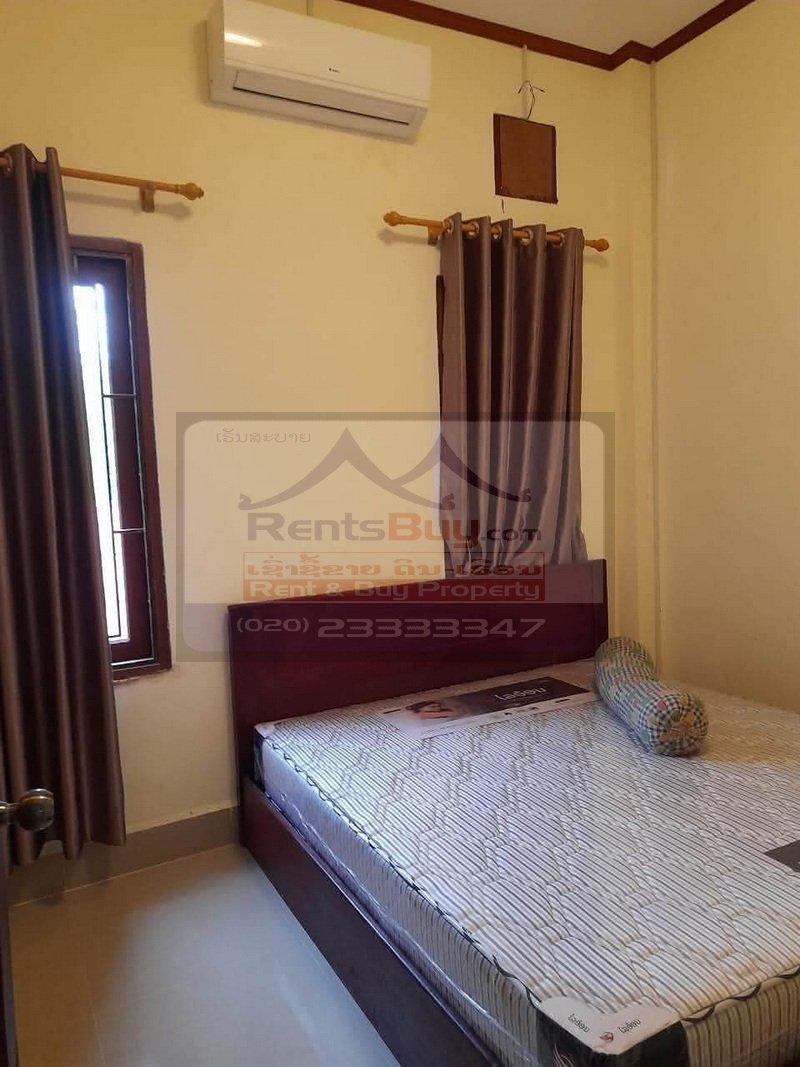 7155-Spacious Fully Furnished 5-Bedroom House for Rent Near Sangjiang Market, Vientiane