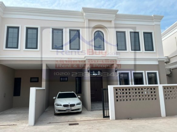 7146-Modern Fully Furnished 3-Bedroom Townhouse for Rent Near International Schools & Chinese Embassy, Sisattanak, Vientiane