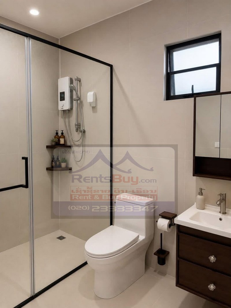 townhouseforrent07 7150-Spacious Tuscan-Style 3 Bedroom Townhouse for Rent Near Patuxay & That Luang, Vientiane