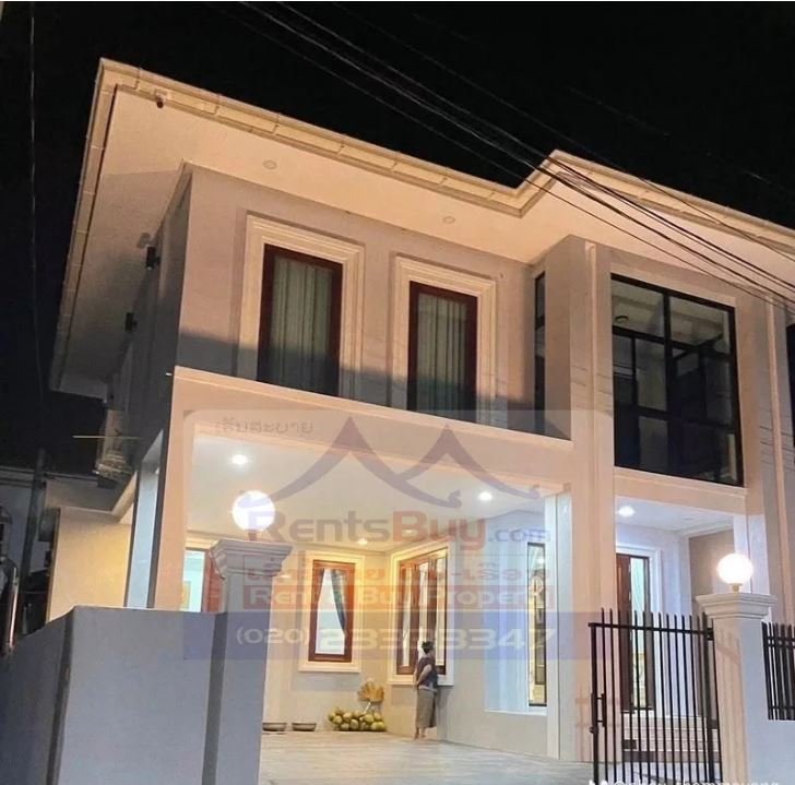 7223-Newly Built 3-Bedroom House for Rent in Vientiane Near Lao Brewery & Friendship Bridge
