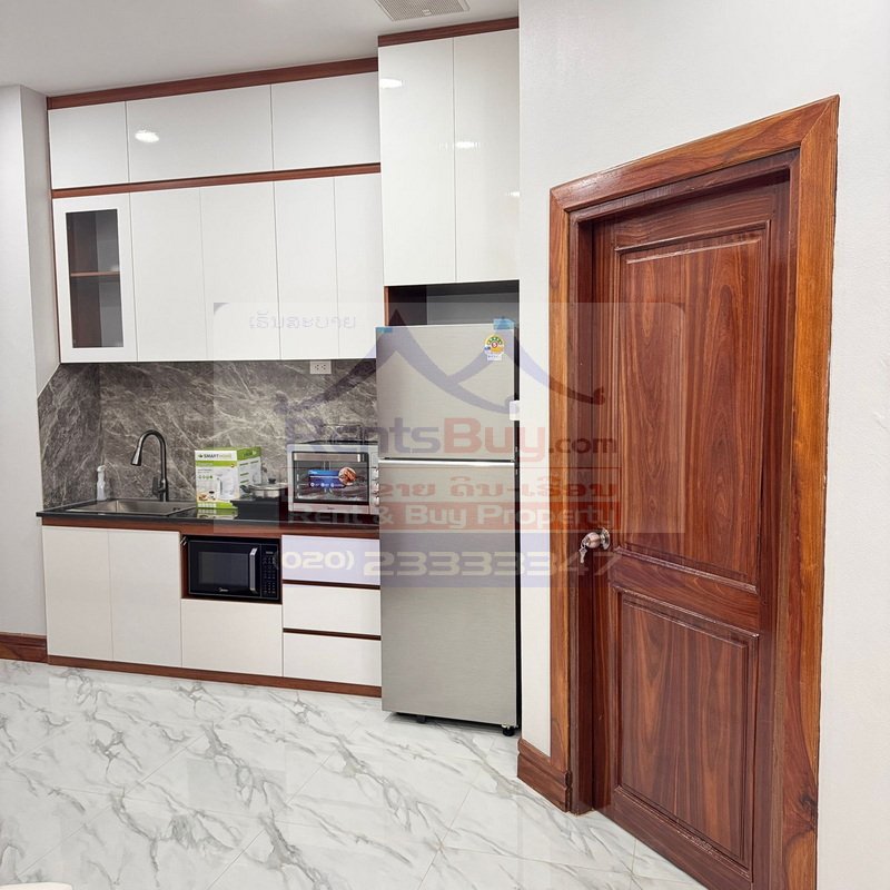 7199-New Fully Furnished 2-Bedroom Apartment for Rent Near National University of Laos, Vientiane