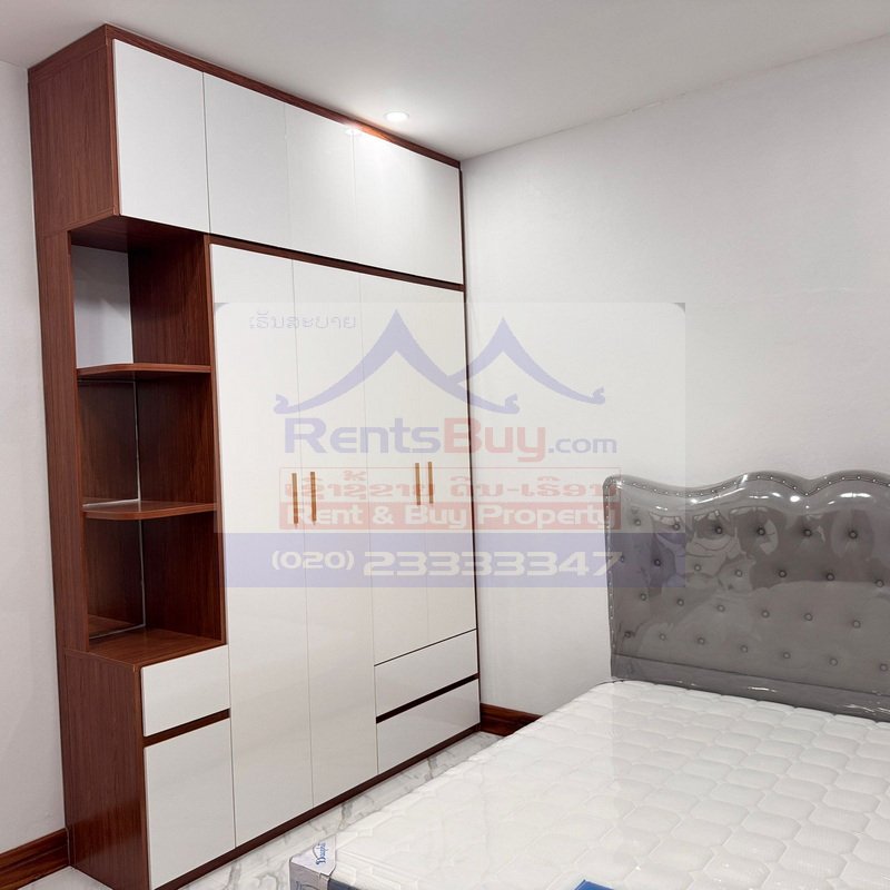 7199-New Fully Furnished 2-Bedroom Apartment for Rent Near National University of Laos, Vientiane