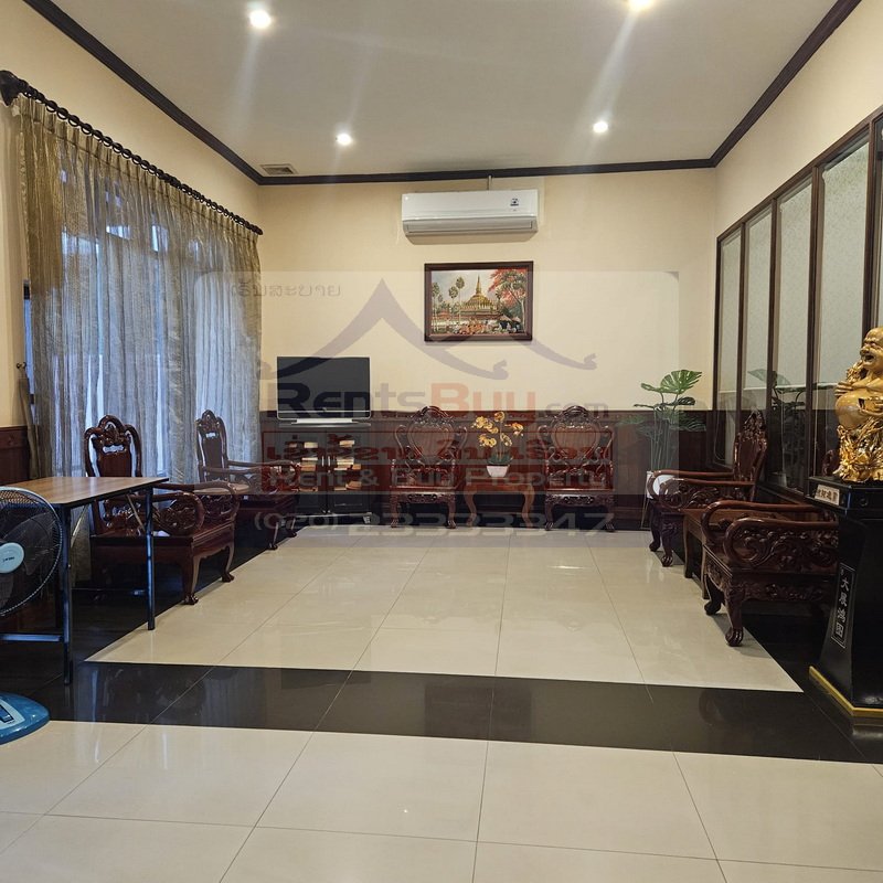 7186-29-Room Guesthouse for Sale Near Tourist Attractions, Wat Chan & Ong Teu Temple, Vientiane