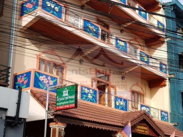 7186-29-Room Guesthouse for Sale Near Tourist Attractions, Wat Chan & Ong Teu Temple, Vientiane