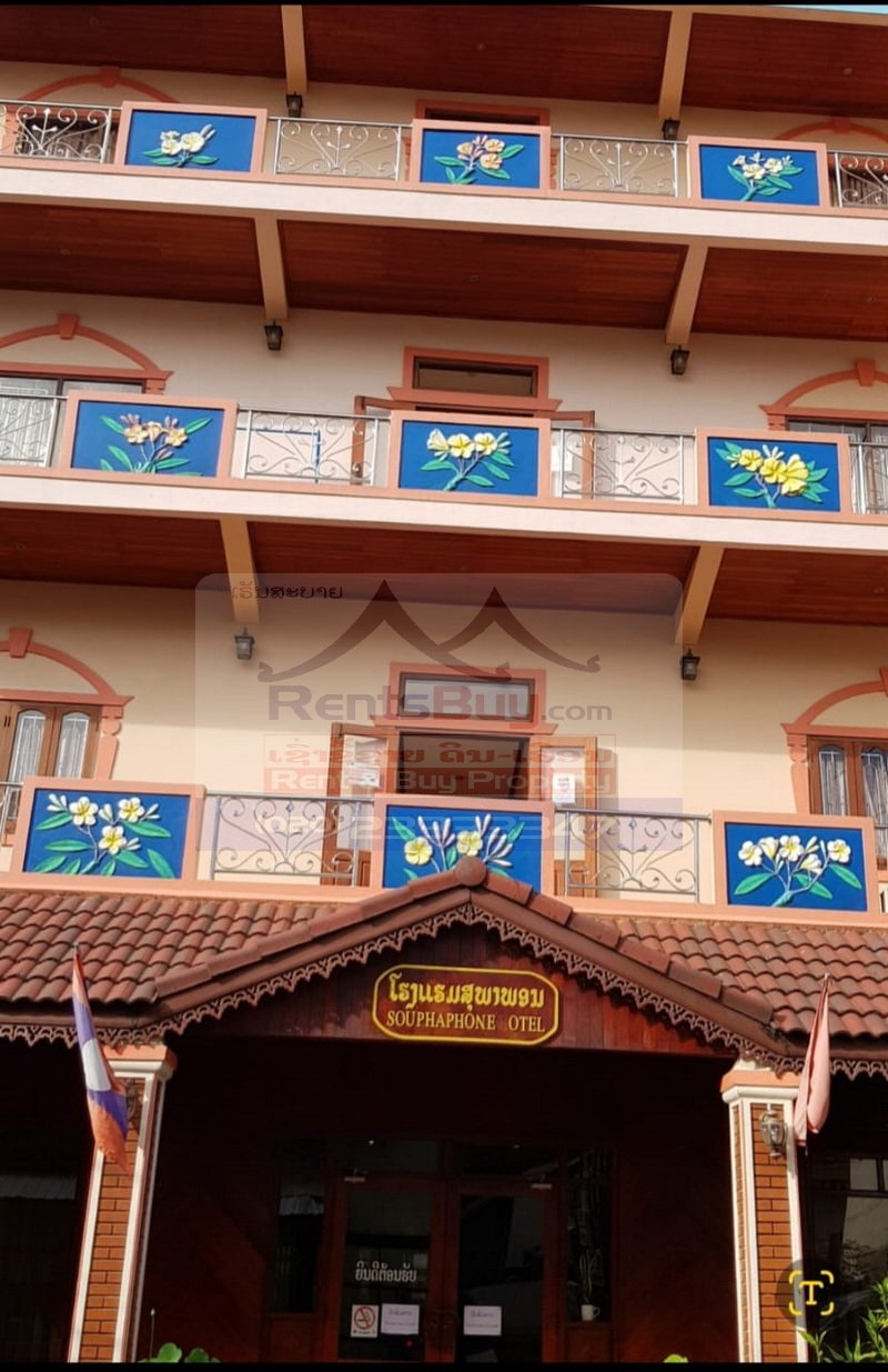 7186-29-Room Guesthouse for Sale Near Tourist Attractions, Wat Chan & Ong Teu Temple, Vientiane
